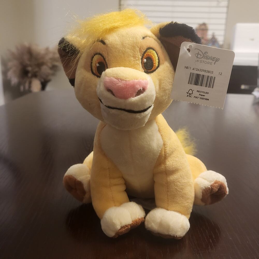 Disney The Lion King Simba Plush Stuffed Toy 7"
